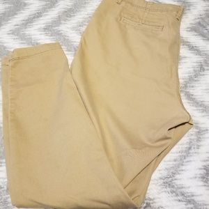 Woman's Size 18 Cream Colored Khalki Dress Pants